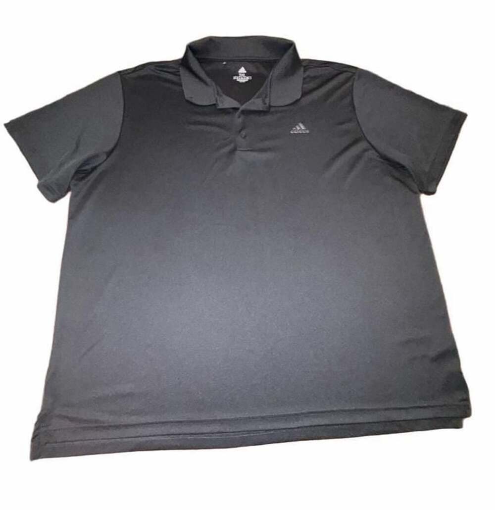 Adidas Primegreen Men’s 3XL Black Performance Golf Polo Shirt Short Sleeve